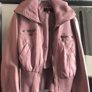 Pink/Mauve Polyester Jacket